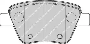 FDB4316 FERODO Тормозные колодки