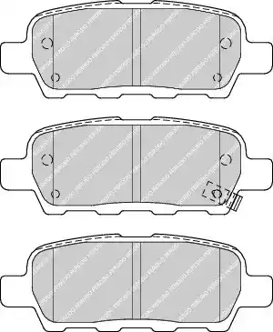FDB4324 FERODO Тормозные колодки