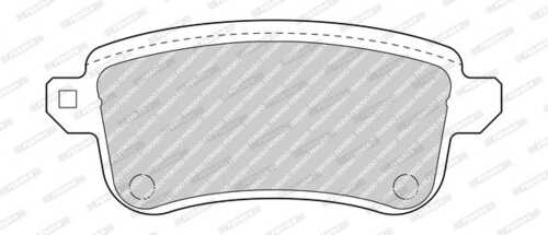Комплект тормозных колодок дискового тормоз premier eco friction FERODO FDB4699