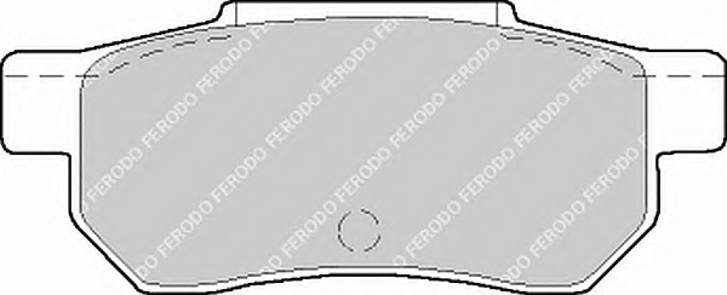 FDB472 FERODO Колодки тормозные дисковые