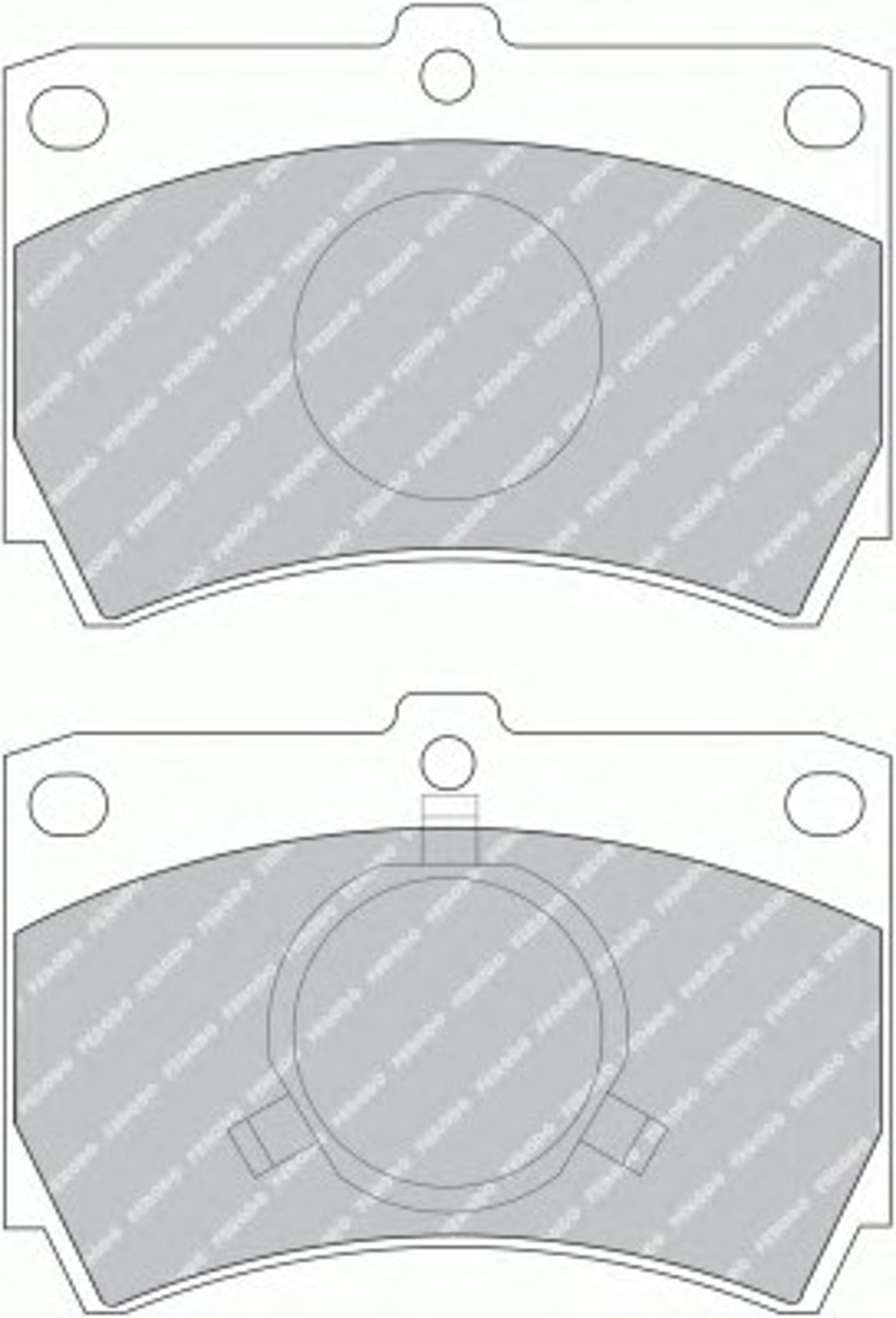 FDB487 FERODO Колодки тормозные дисковые