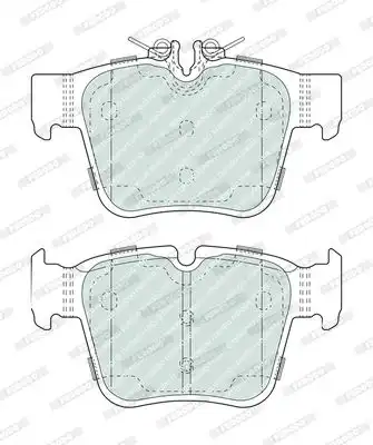 FDB5017 FERODO К-т дисков. тормоз. колодок