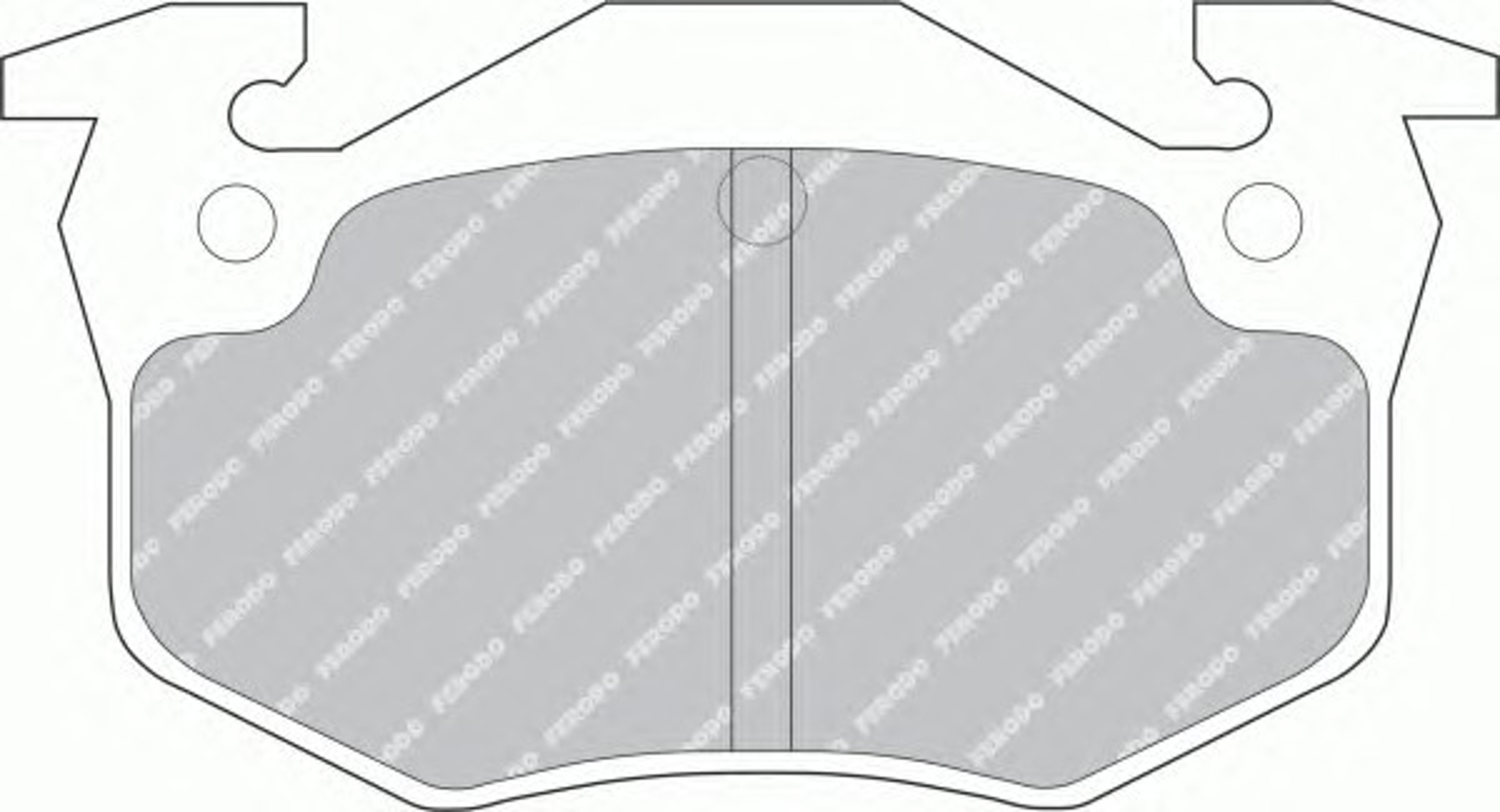 FDB558D FERODO Колодки тормозные дисковые