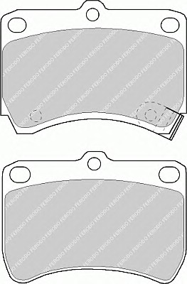 FDB597 FERODO Колодки тормозные дисковые