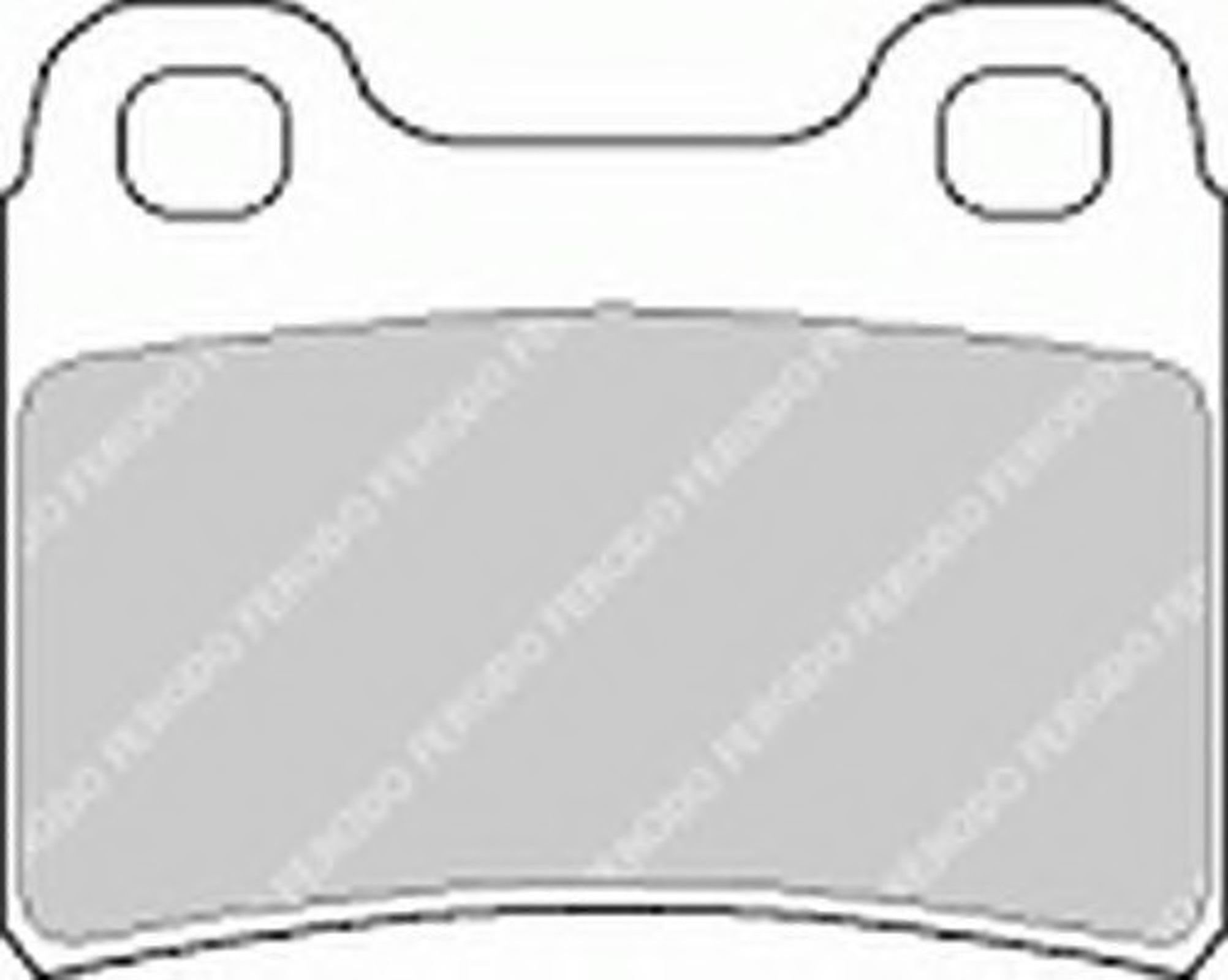 Колодки тормозные дисковые FERODO FDB772