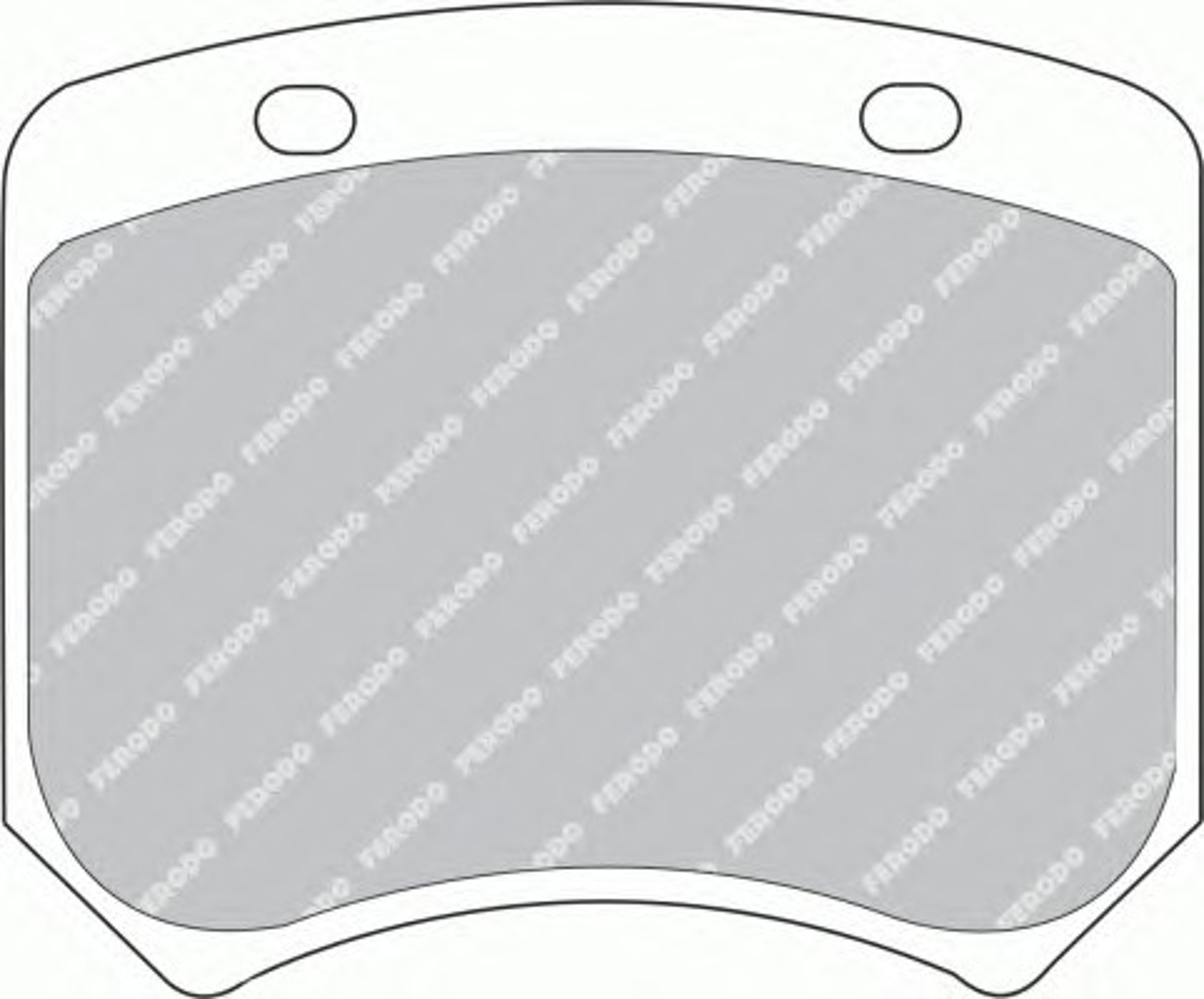 Колодки тормозные дисковые FERODO FDB825