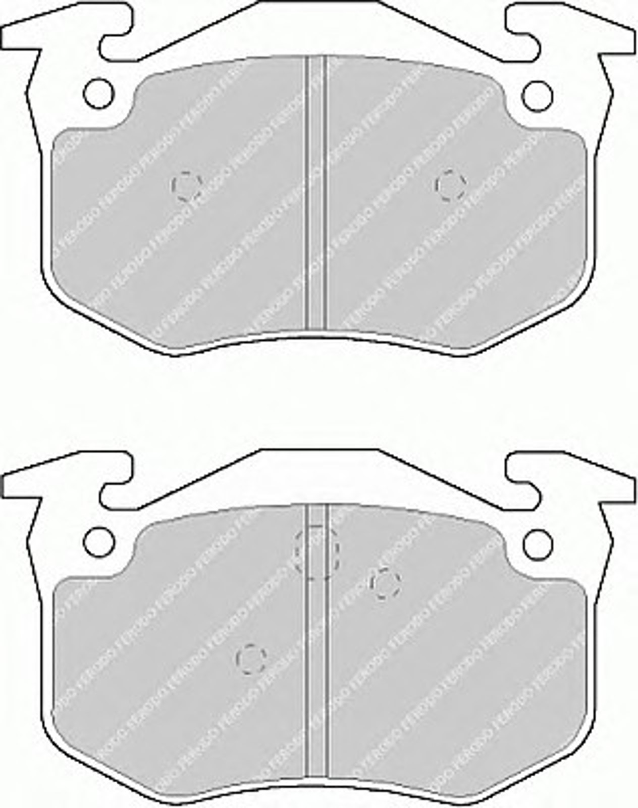 FDB877 FERODO Колодки тормозные дисковые