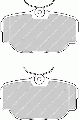 Колодки тормозные дисковые FERODO FDB981