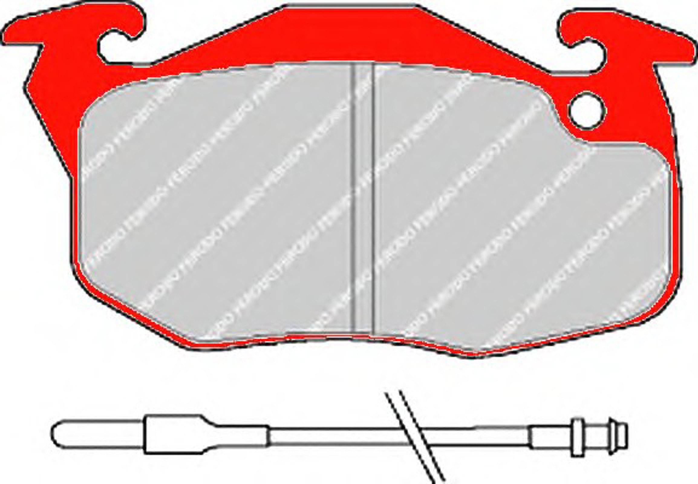 FDS729 FERODO Колодки тормозные дисковые