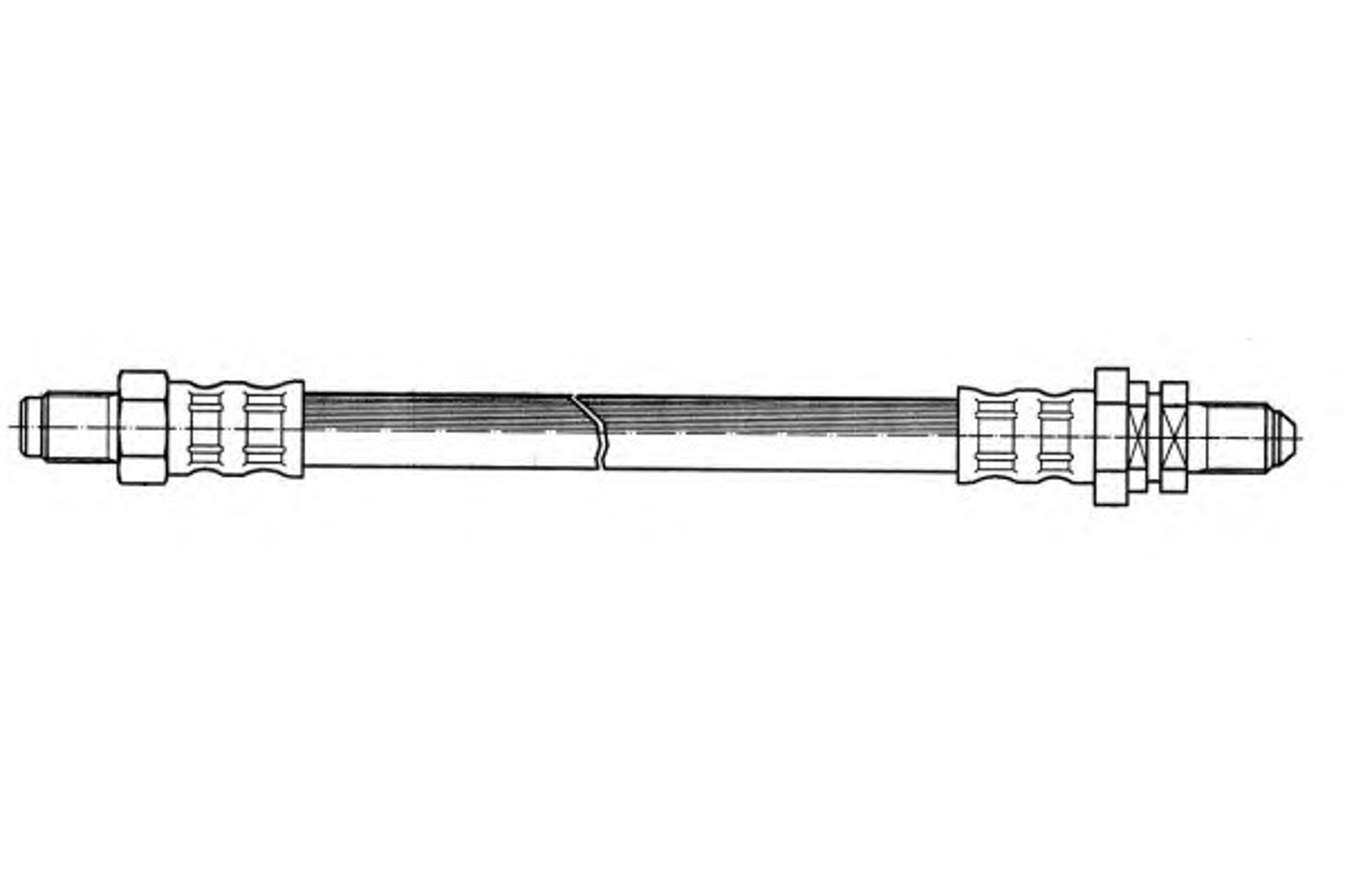 Шланг тормозной FERODO FHY2045