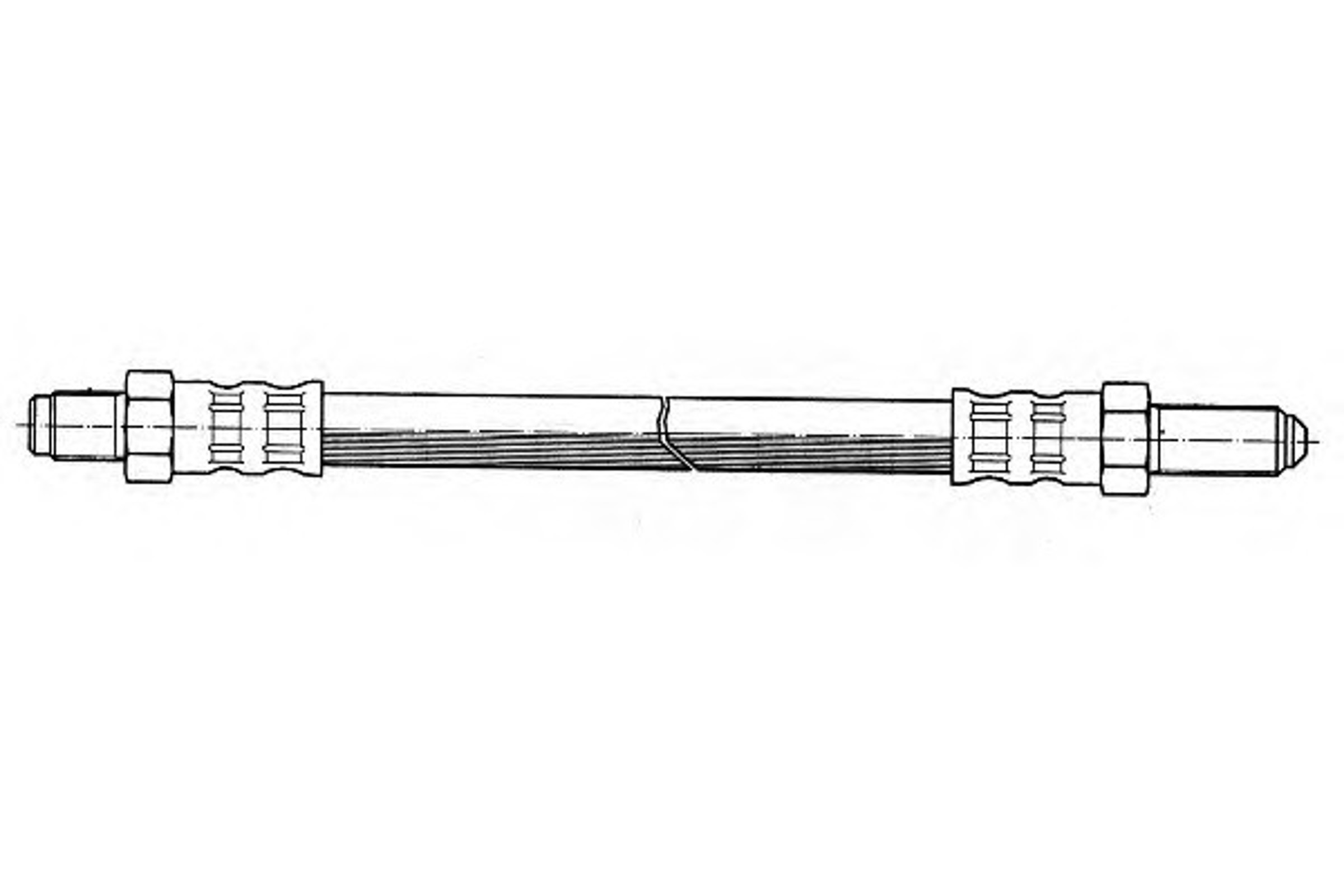 Шланг тормозной FERODO FHY2091