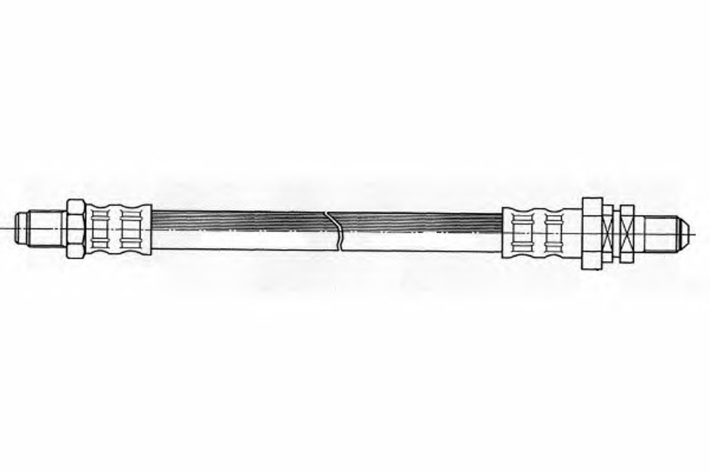 Шланг тормозной FERODO FHY2113