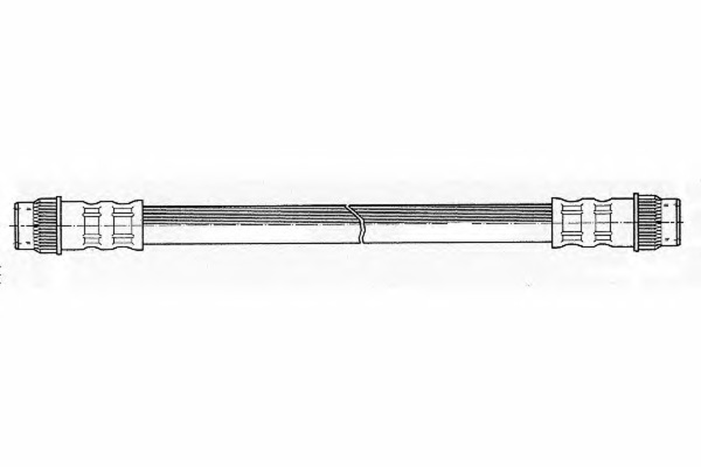 Шланг тормозной FERODO FHY2114