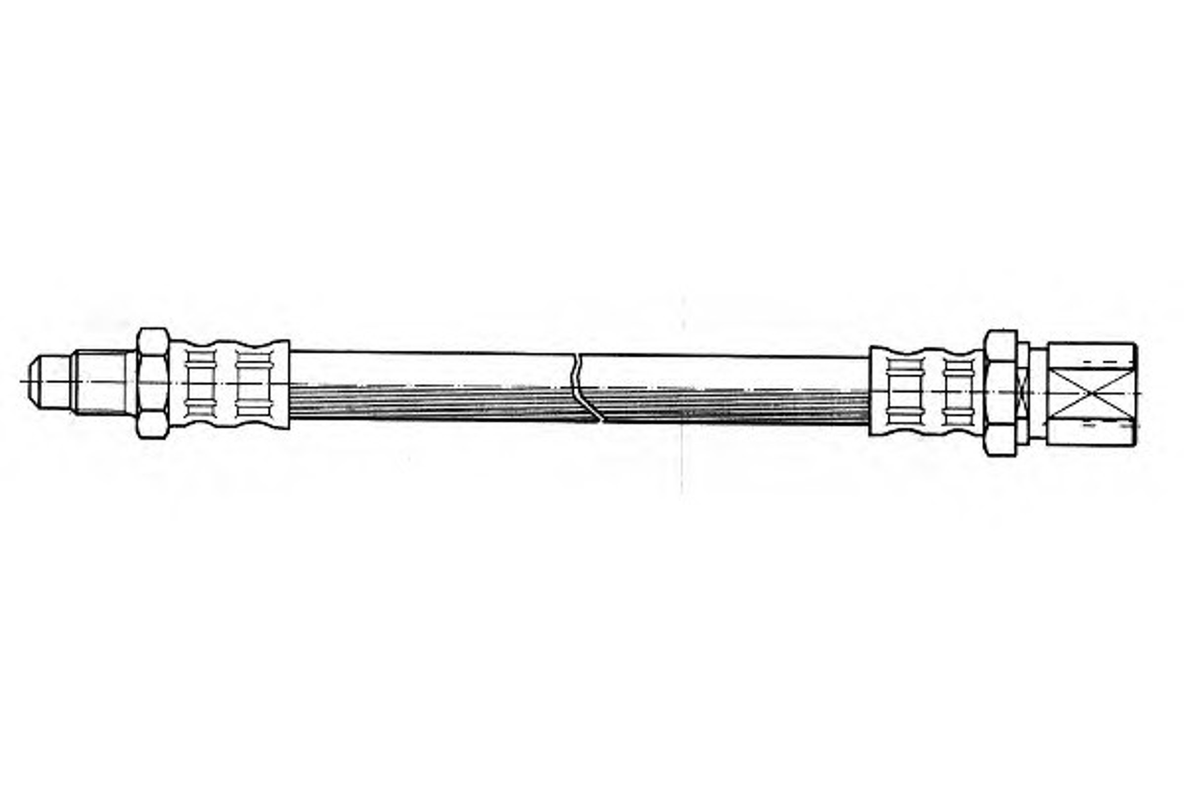 Шланг тормозной FERODO FHY2124