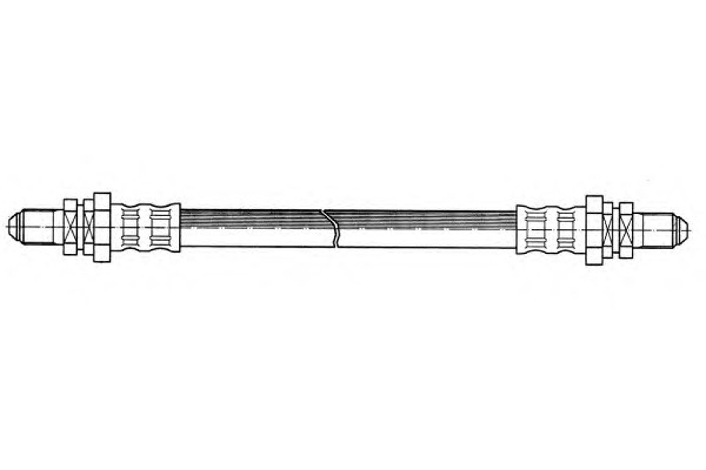 Шланг тормозной FERODO FHY2163