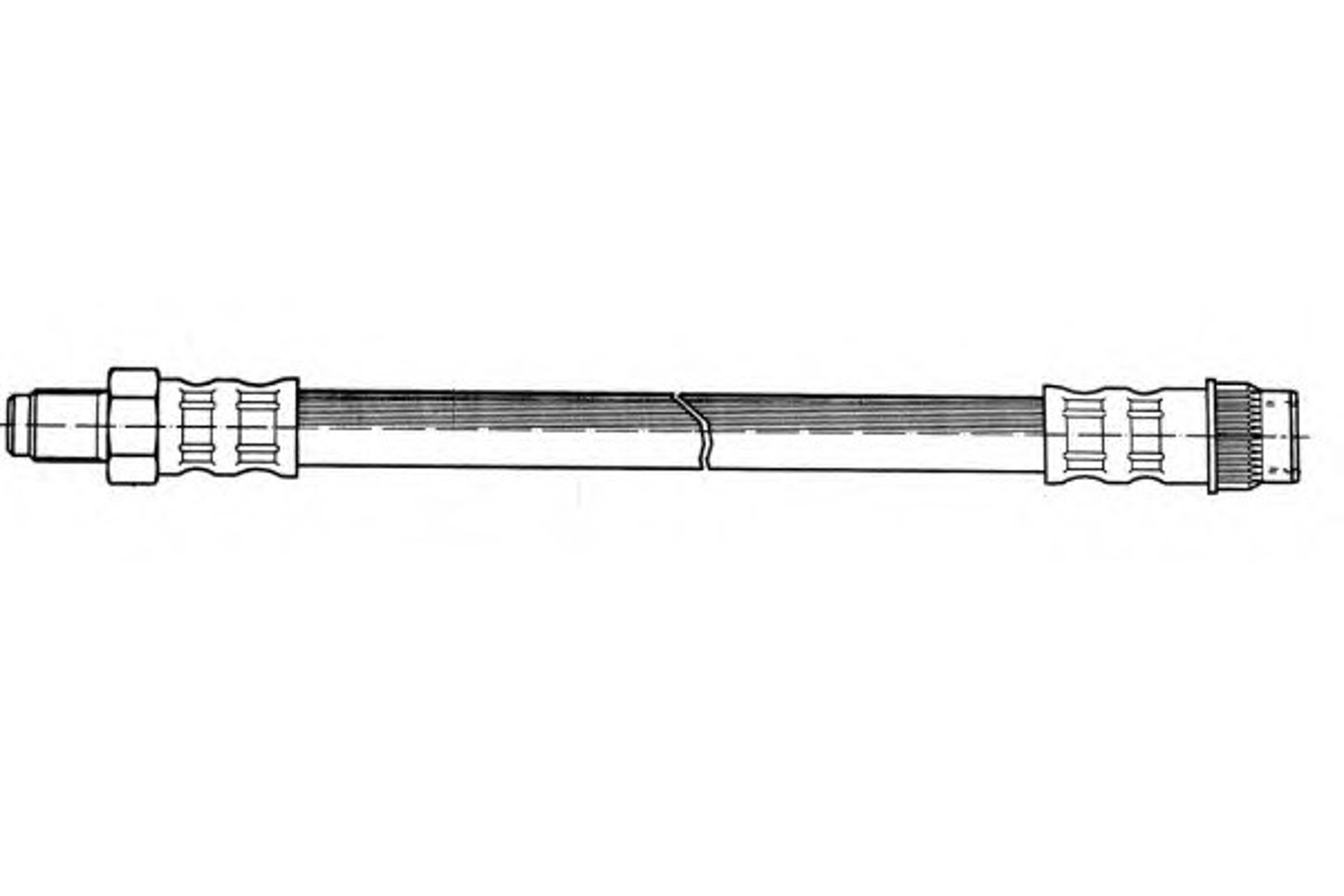 Шланг тормозной FERODO FHY2170