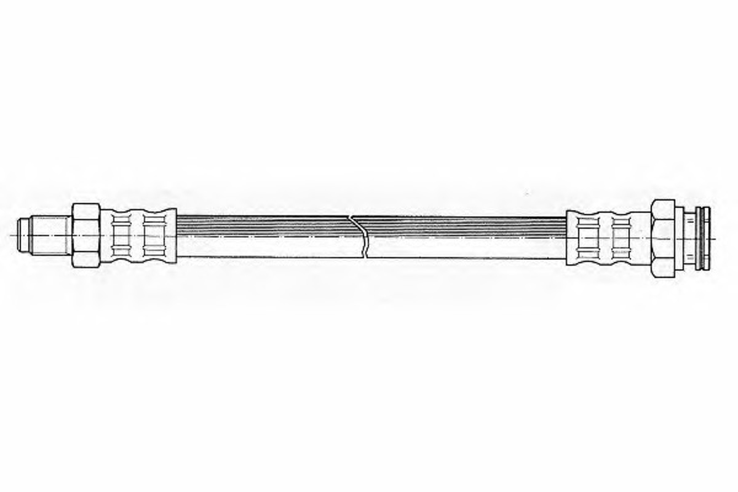 Шланг тормозной FERODO FHY2182