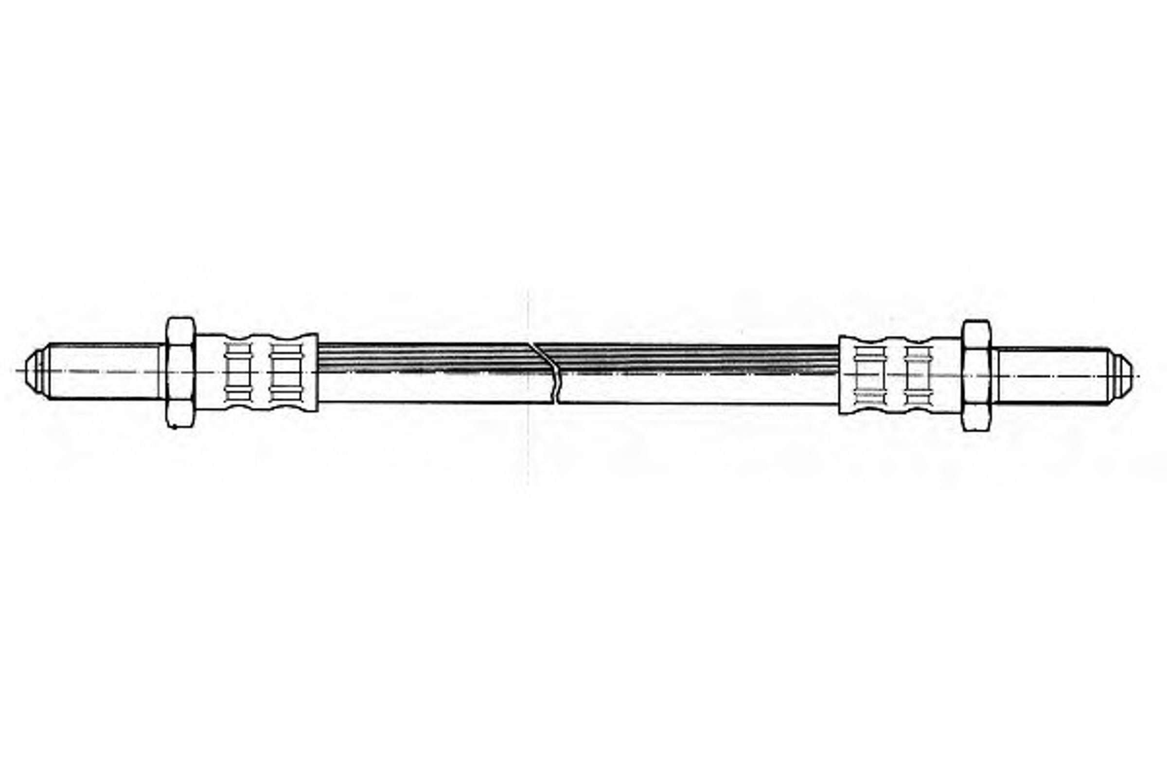 Шланг тормозной FERODO FHY2190
