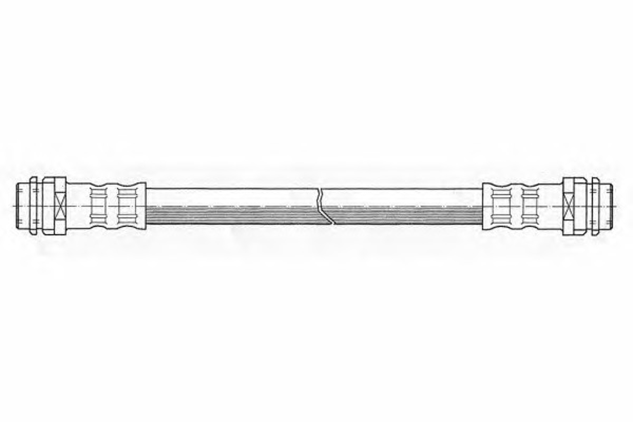 Шланг тормозной FERODO FHY2208
