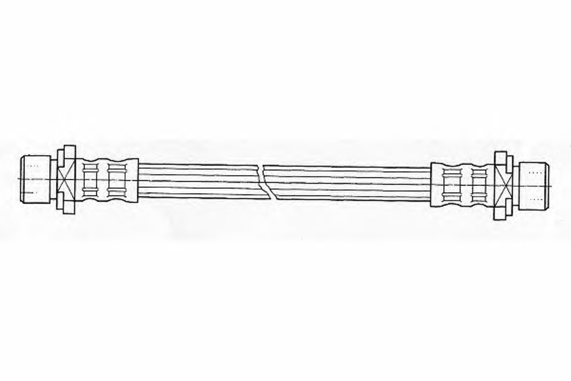 Шланг тормозной FERODO FHY2218