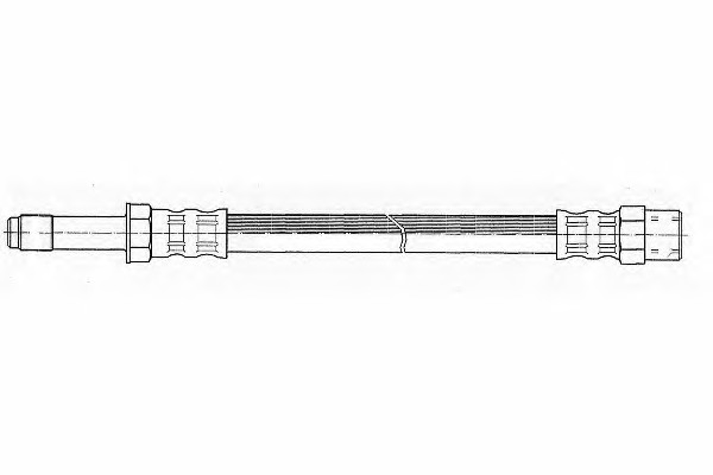 Шланг тормозной FERODO FHY2256