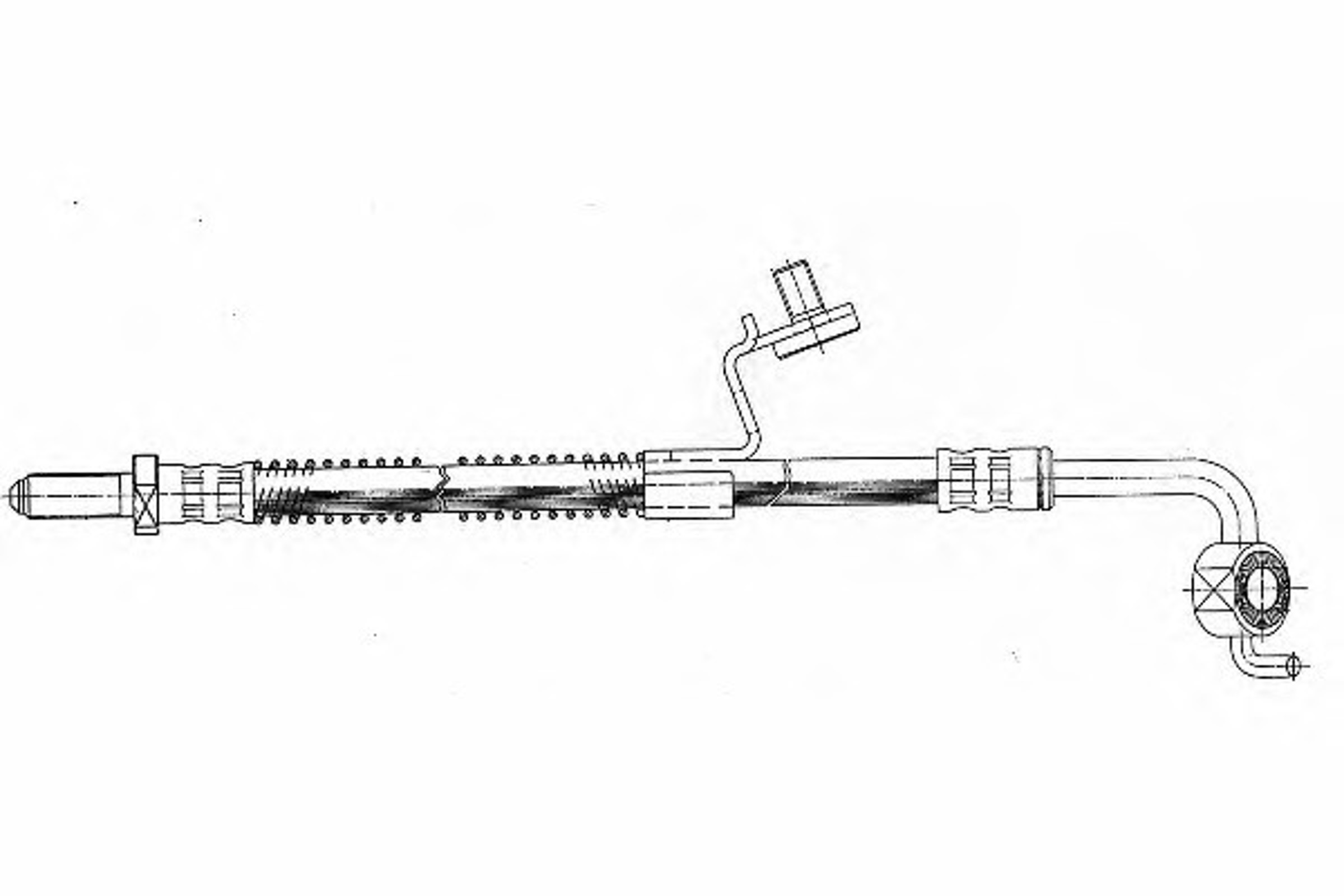 Шланг тормозной FERODO FHY2274