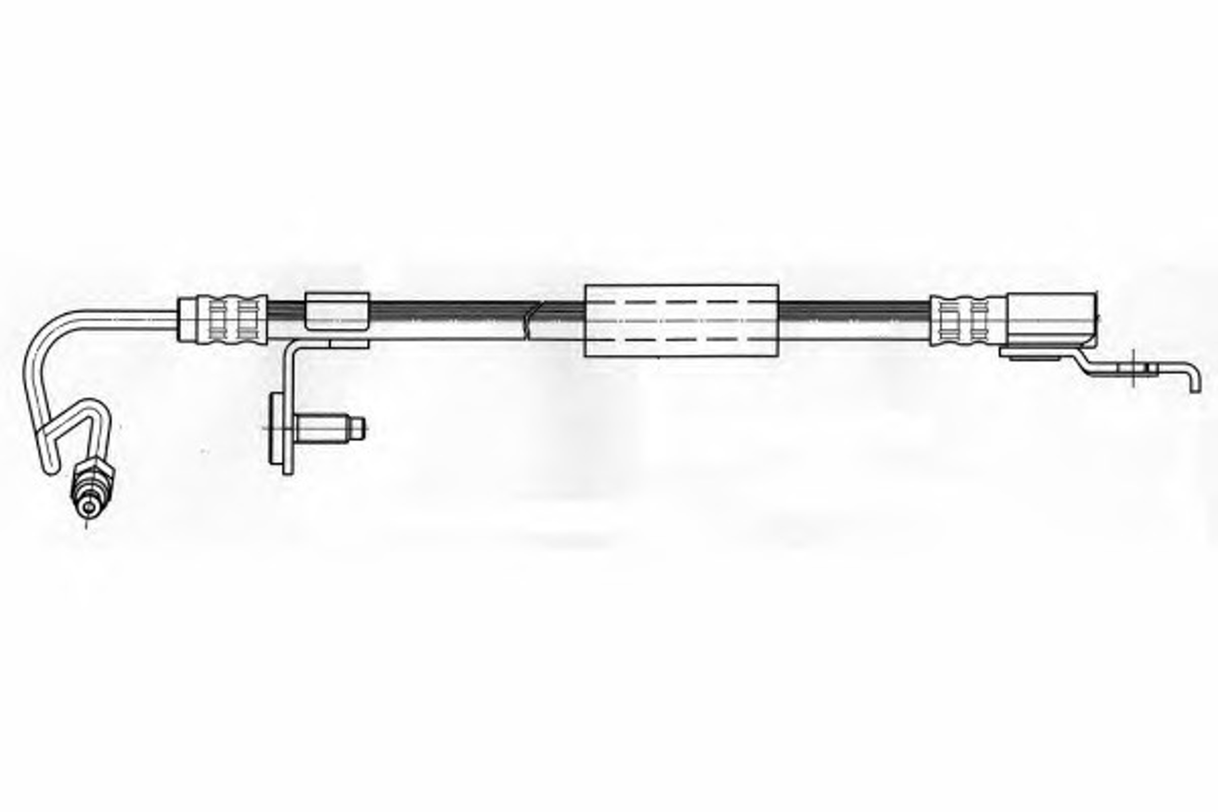 Шланг тормозной FERODO FHY2275