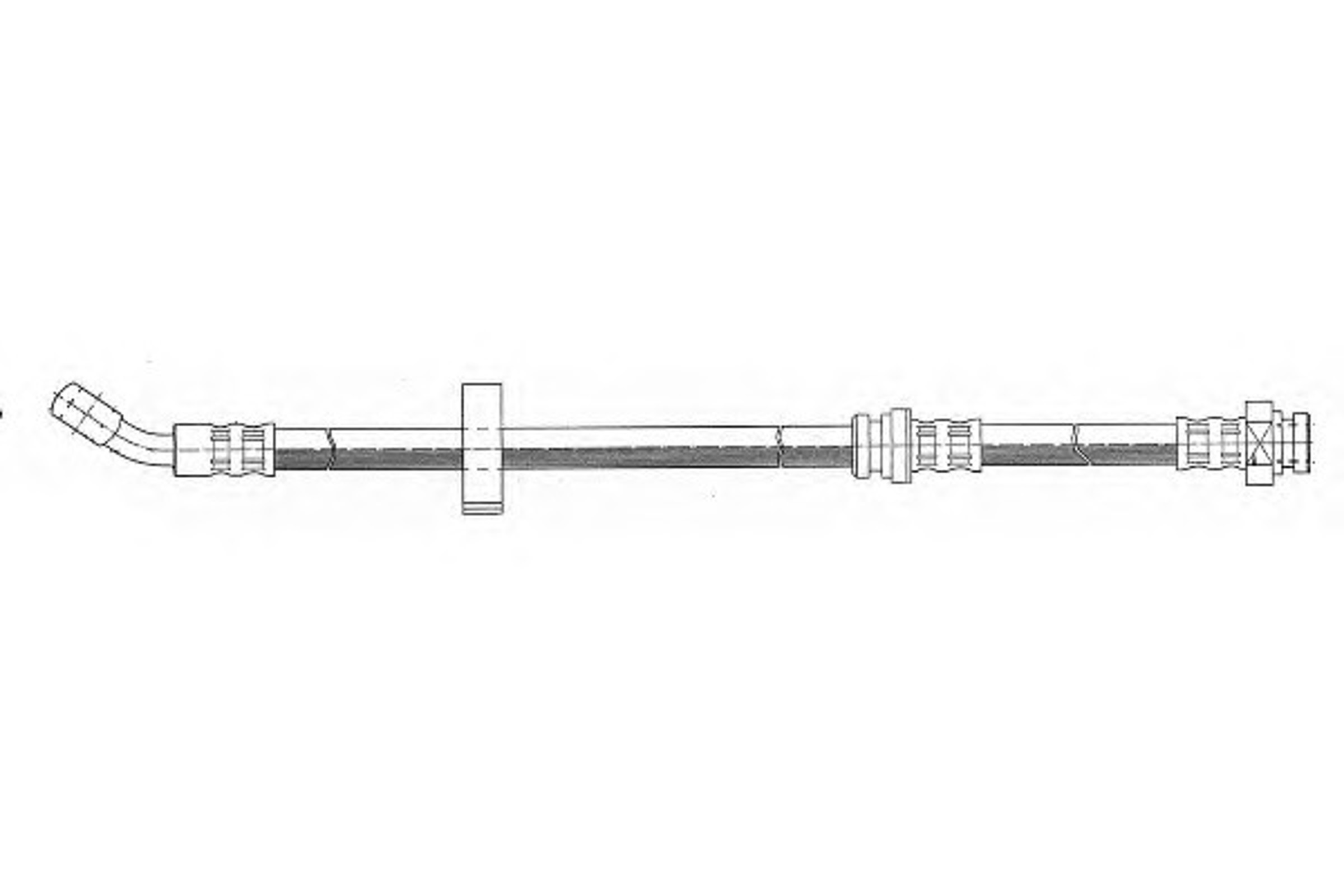 Шланг тормозной FERODO FHY2290