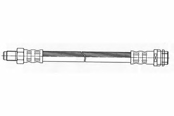 Шланг тормозной FERODO FHY2304