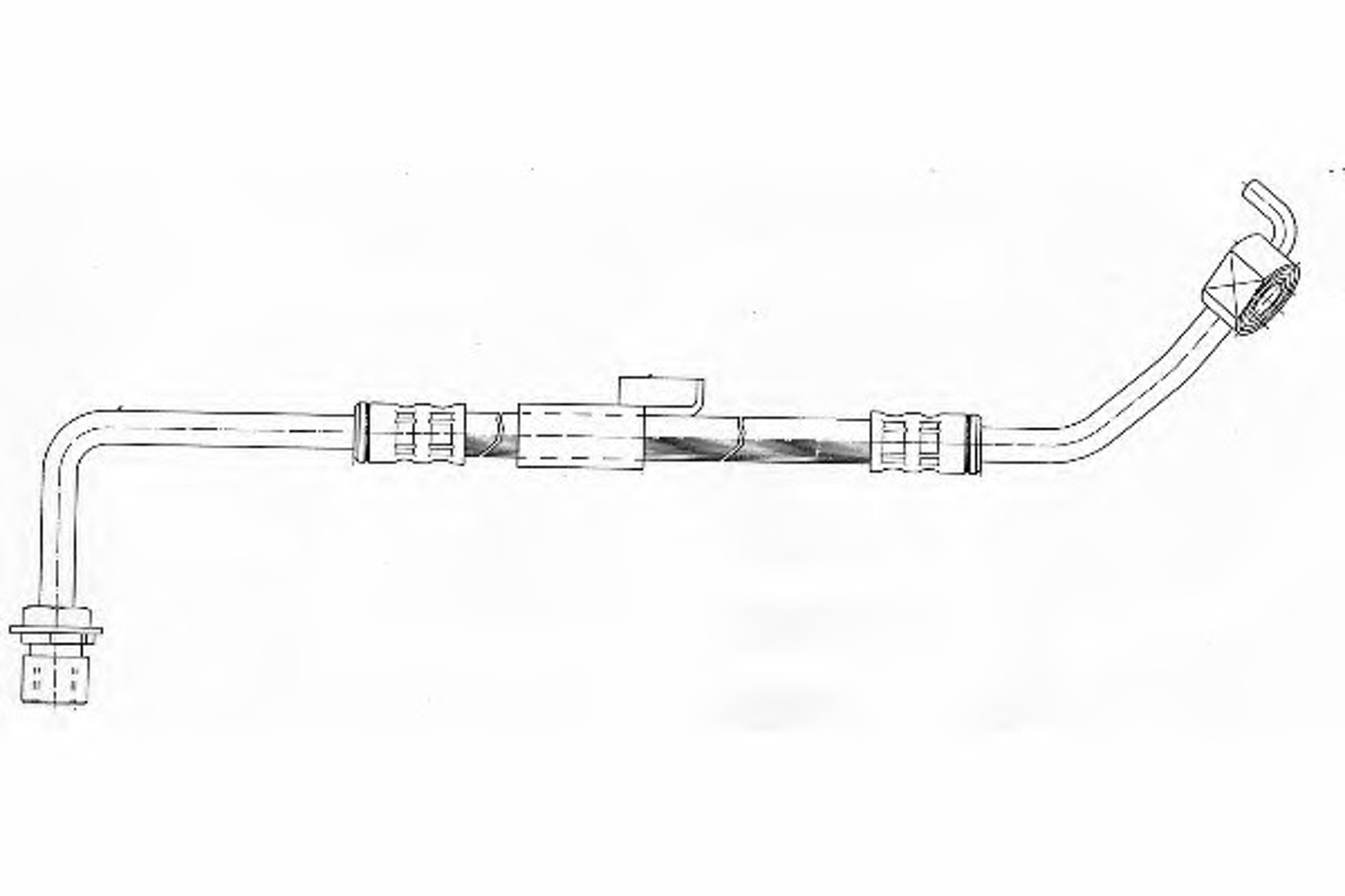 Шланг тормозной FERODO FHY2341