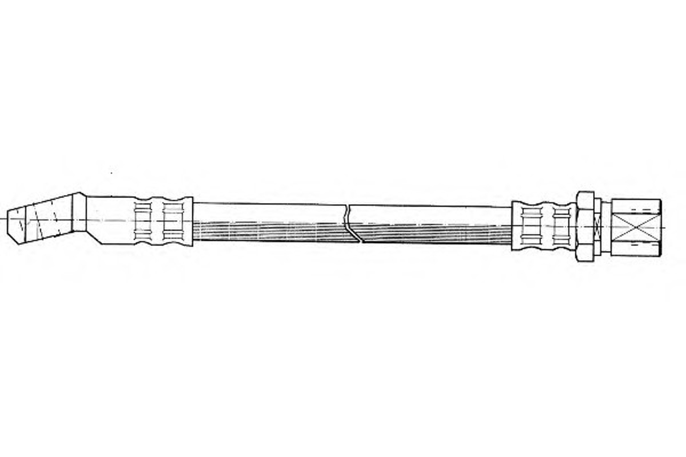 Шланг тормозной FERODO FHY2360