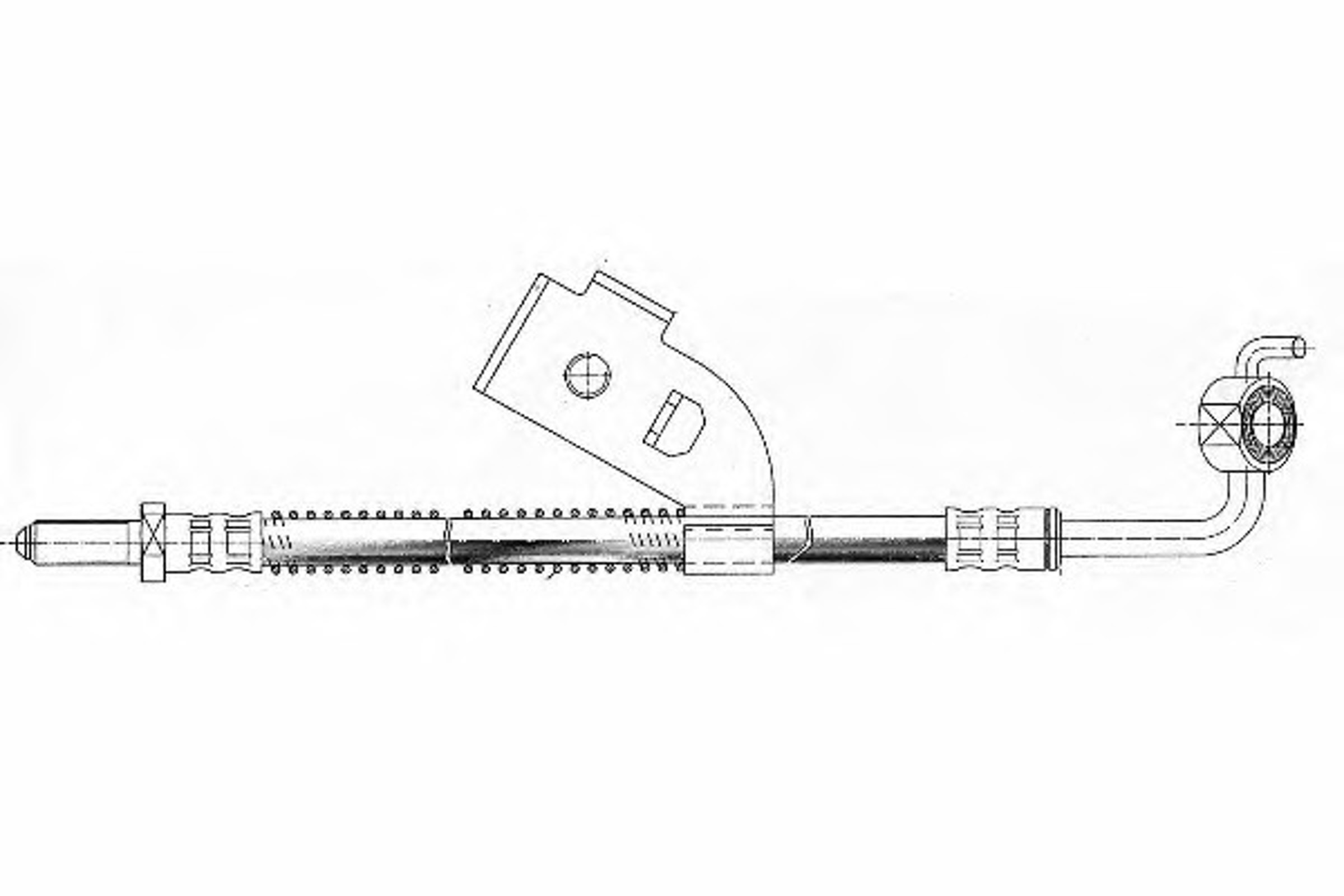 Шланг тормозной FERODO FHY2423