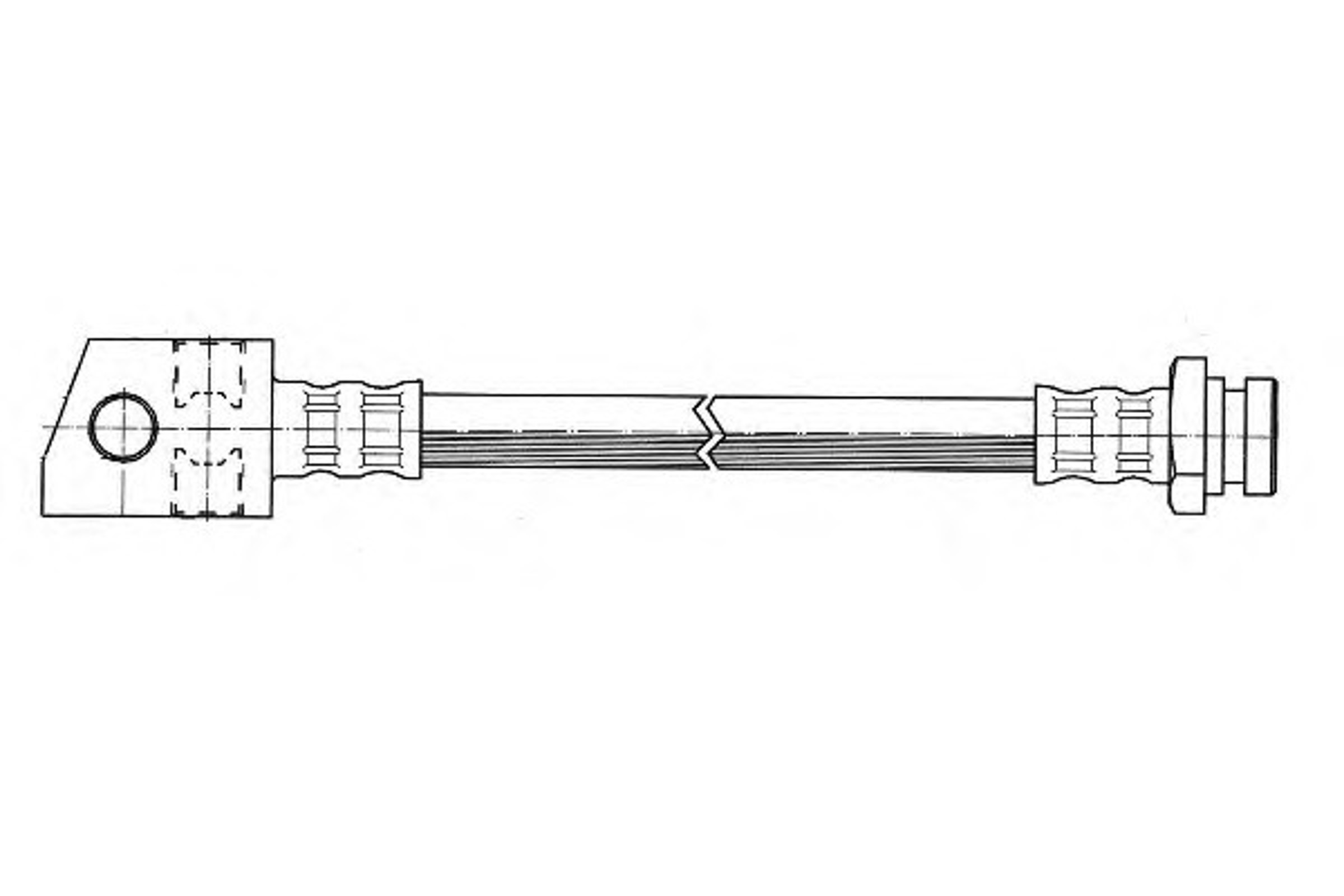 Шланг тормозной FERODO FHY2426