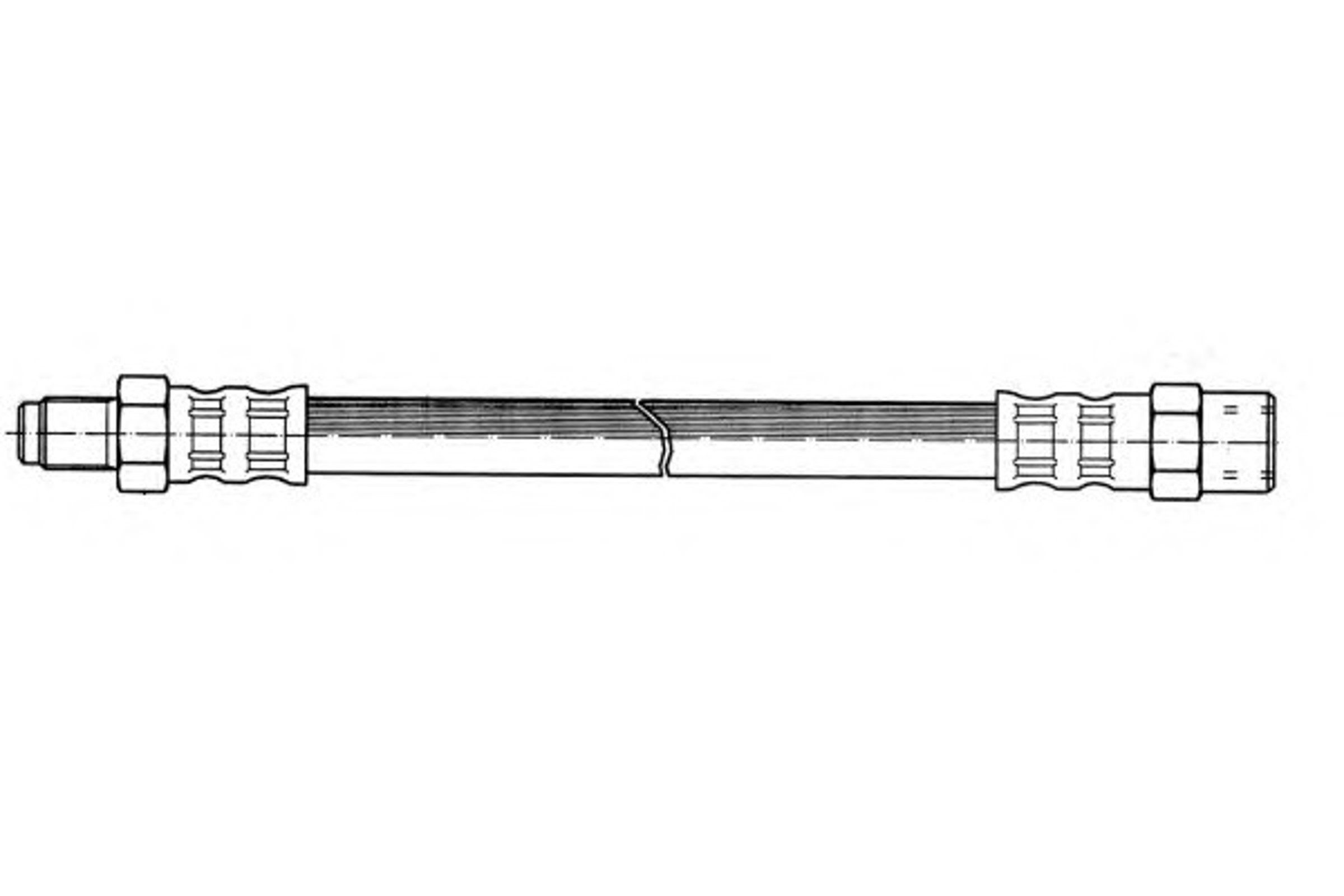 Шланг тормозной FERODO FHY2428