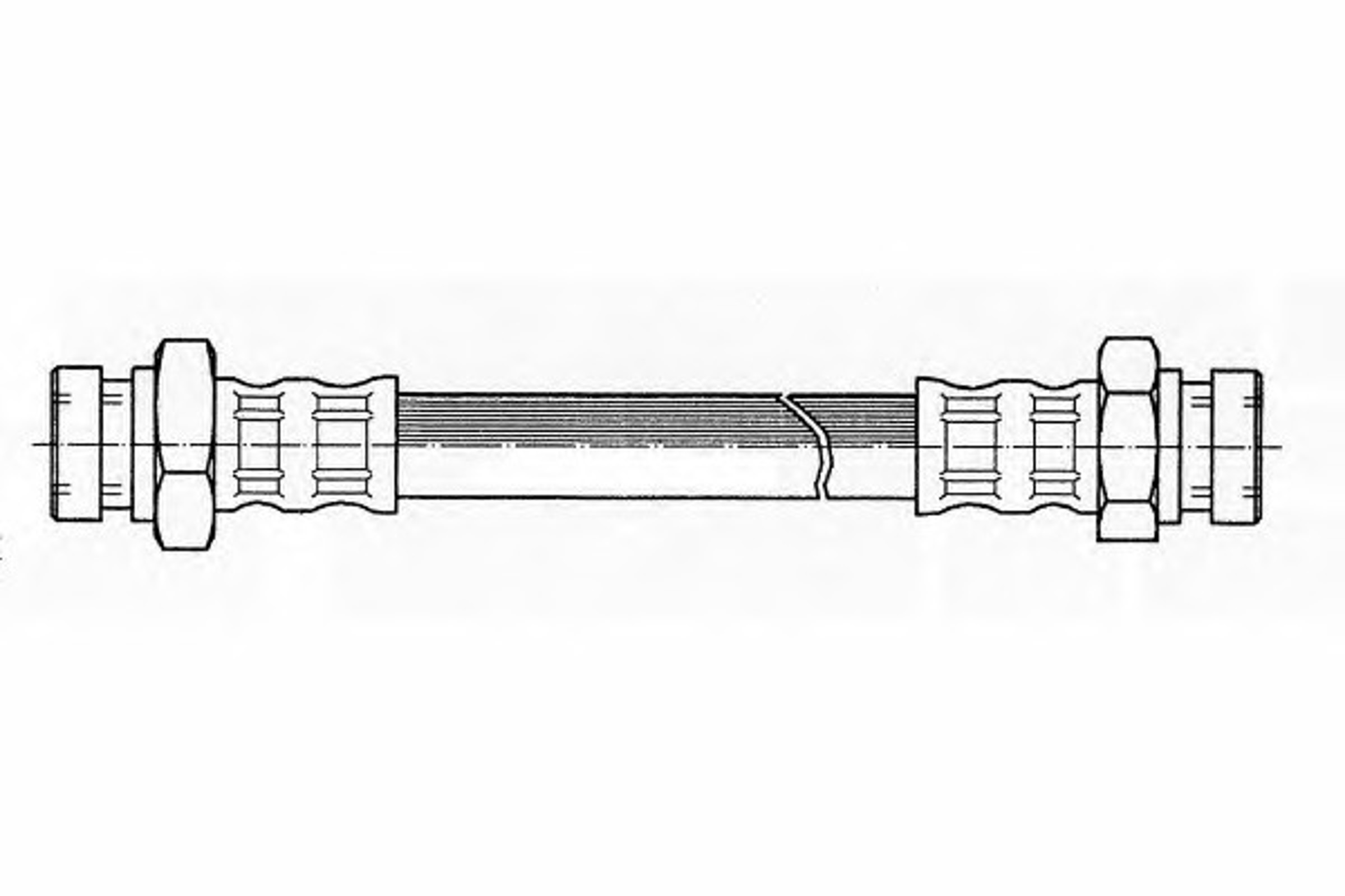 Шланг тормозной FERODO FHY2439