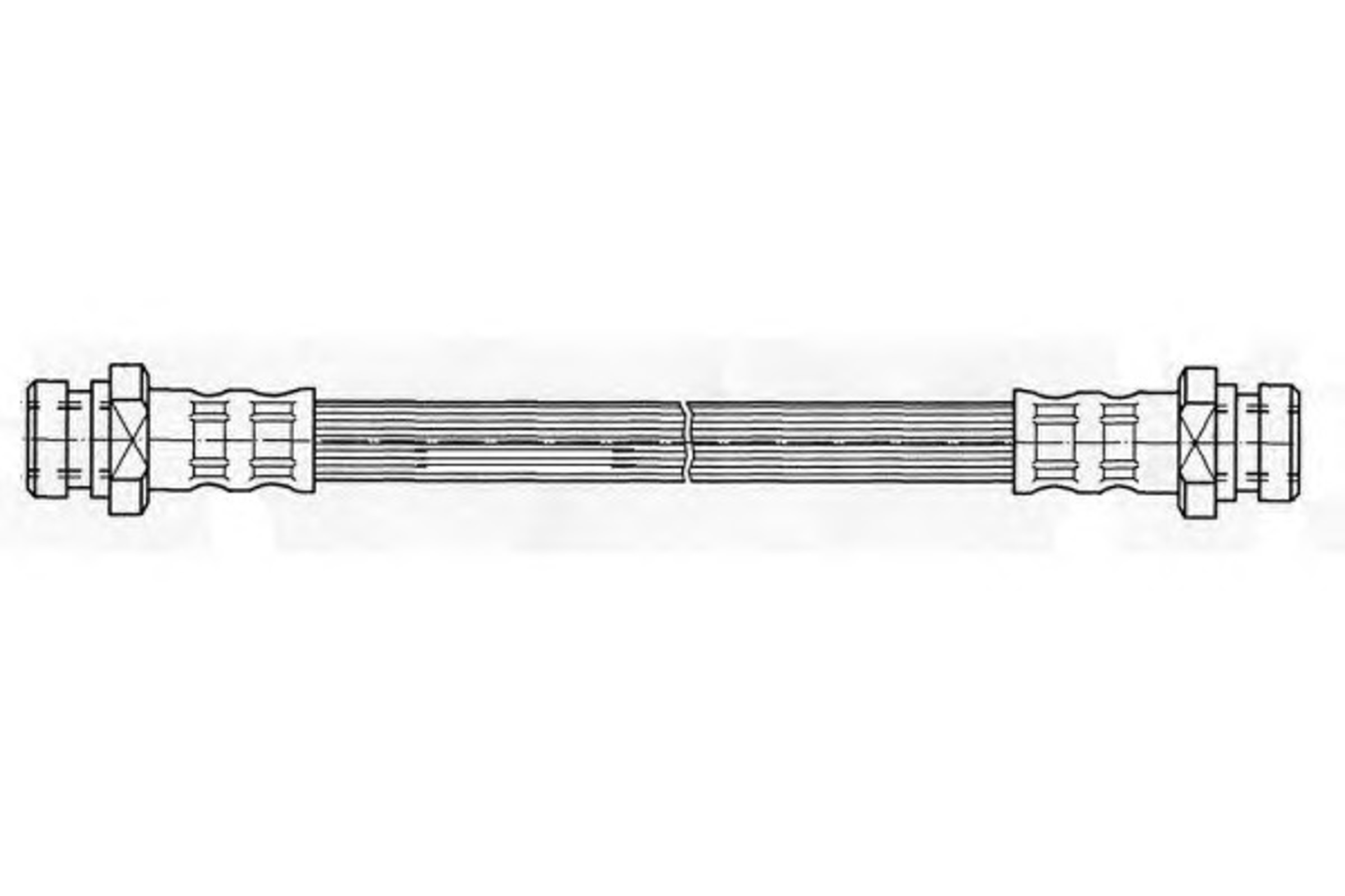 Шланг тормозной FERODO FHY2466