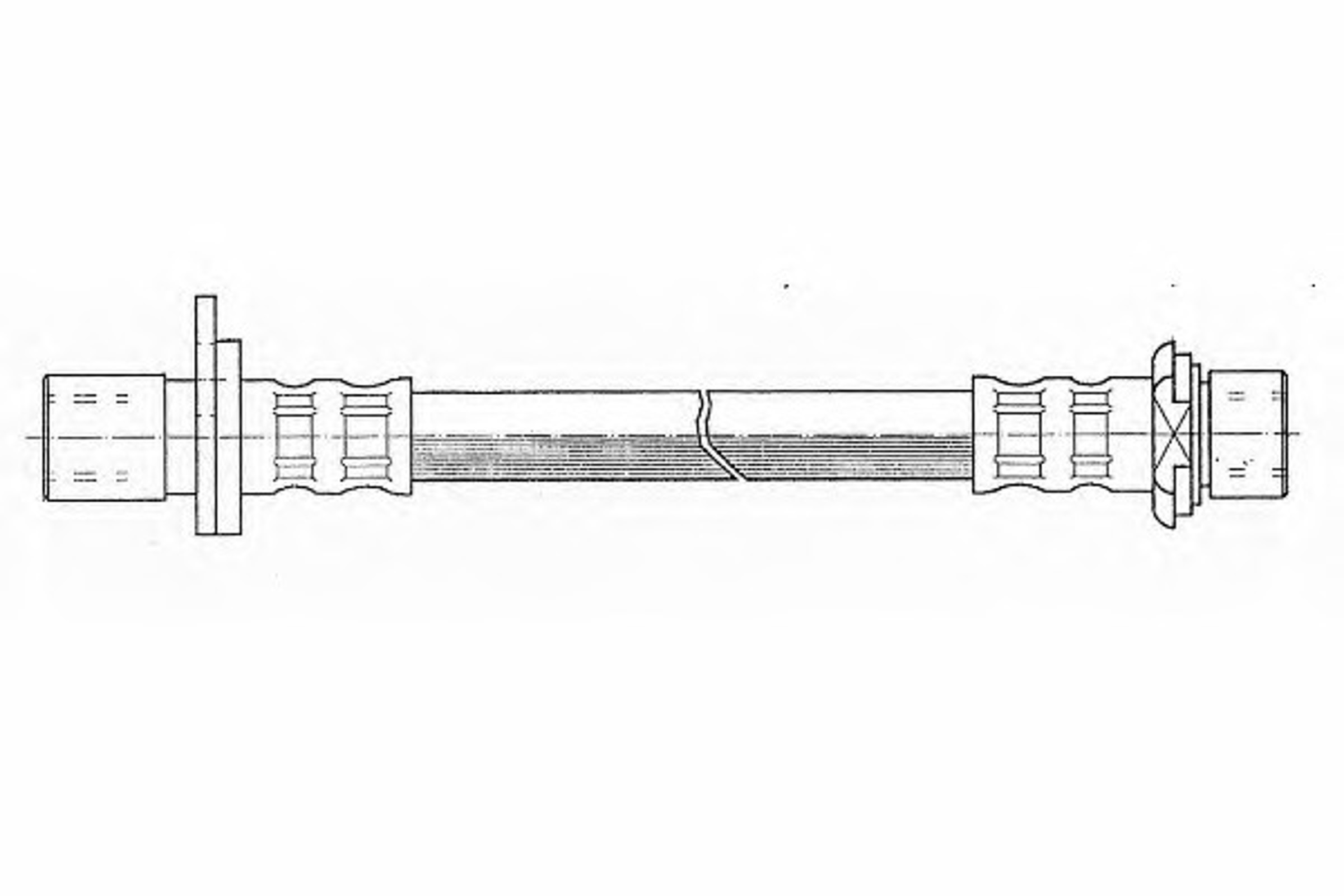 Шланг тормозной FERODO FHY2467