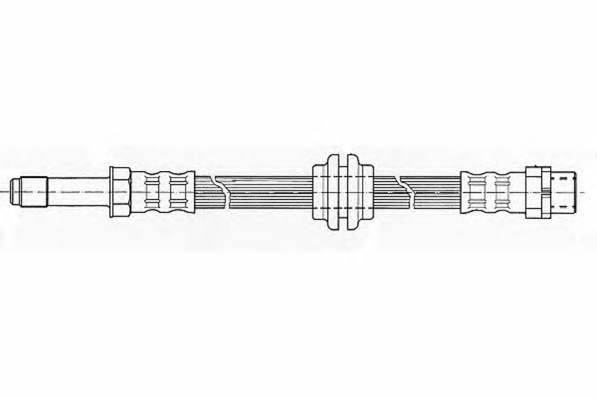 Шланг тормозной FERODO FHY2468