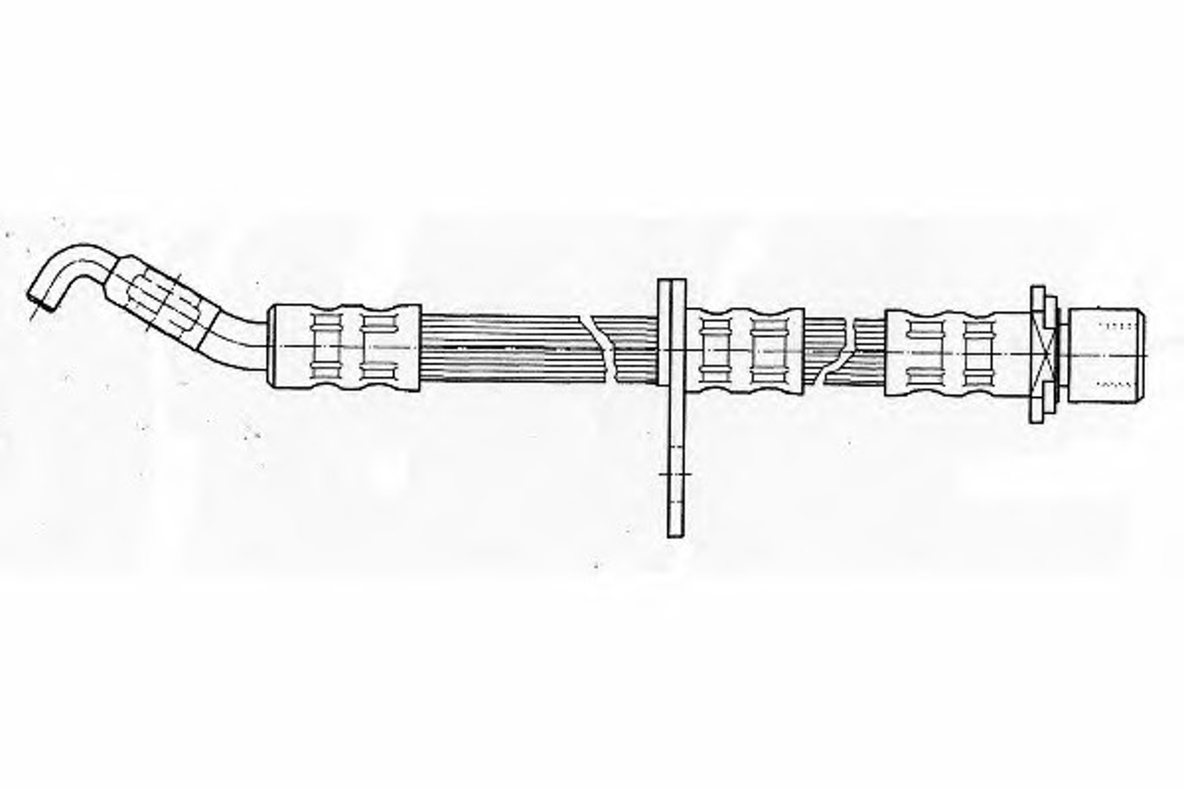 Шланг тормозной FERODO FHY2470