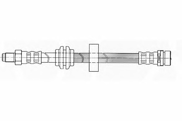 Шланг тормозной FERODO FHY2475