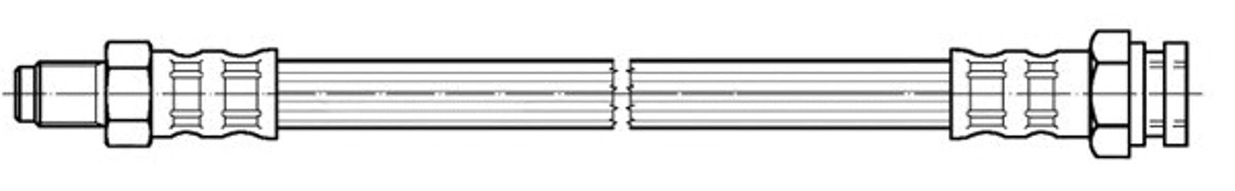 Шланг тормозной FERODO FHY2554
