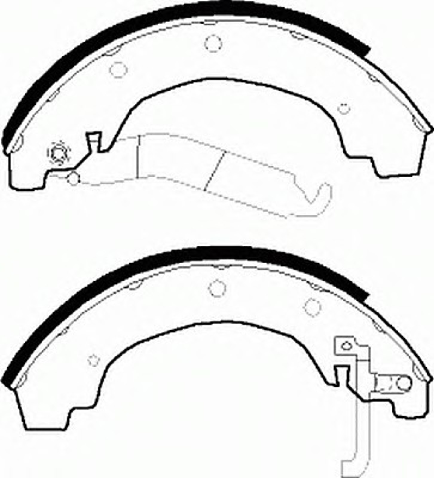 Колодки тормозные барабанные FERODO FSB180