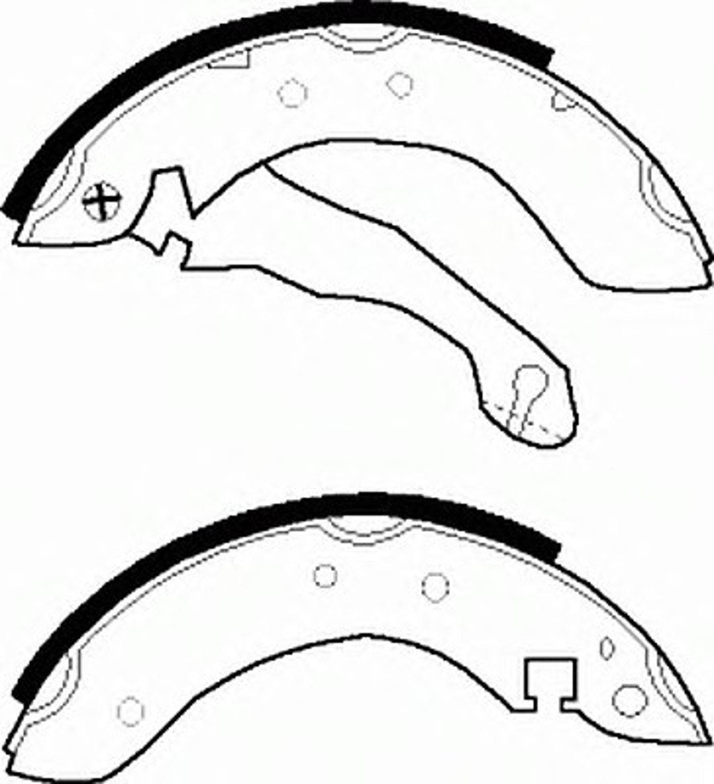 Колодки тормозные барабанные FERODO FSB197