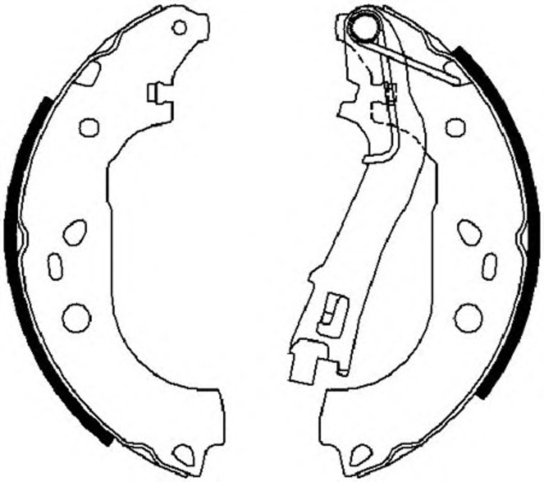 Колодки тормозные барабанные FERODO FSB4015