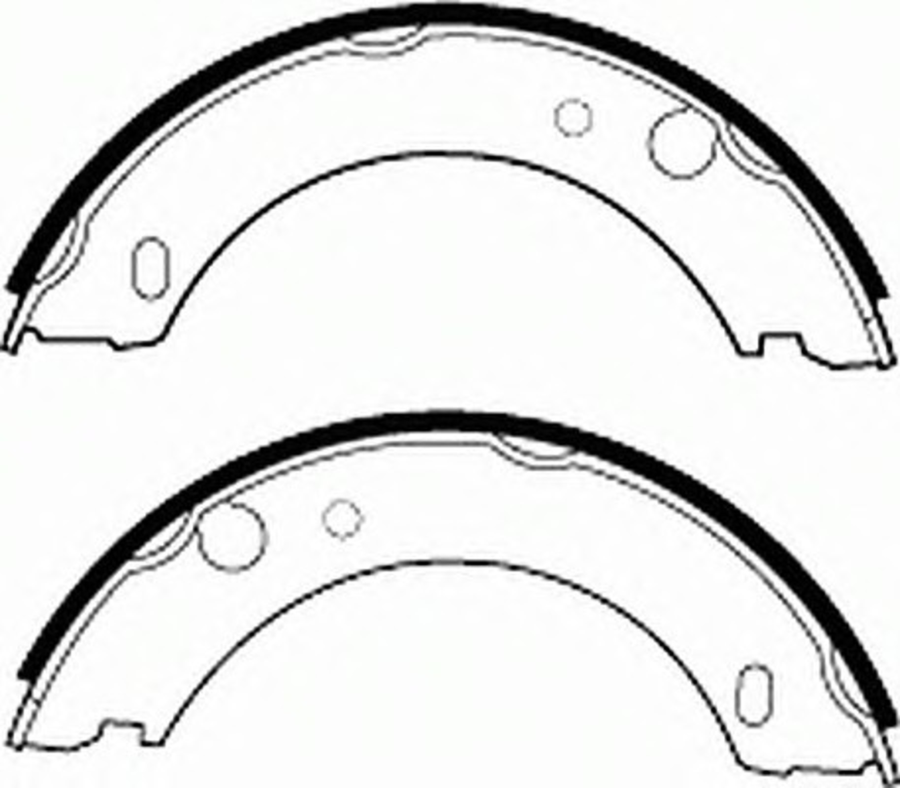 Колодки тормозные барабанные FERODO FSB528