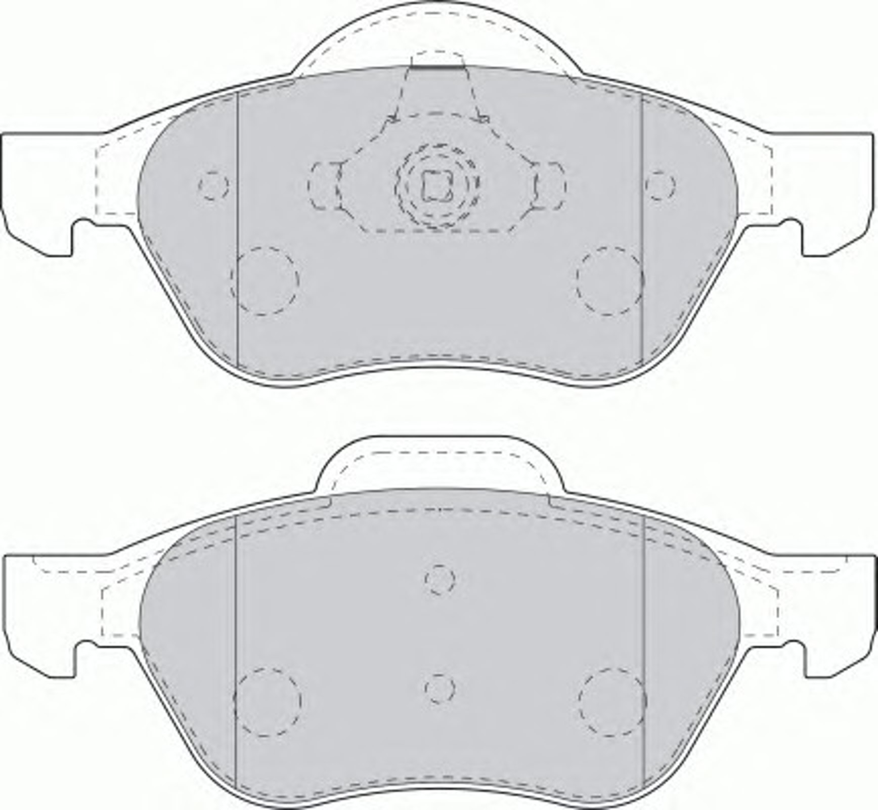 FSL1440 FERODO Колодки тормозные дисковые