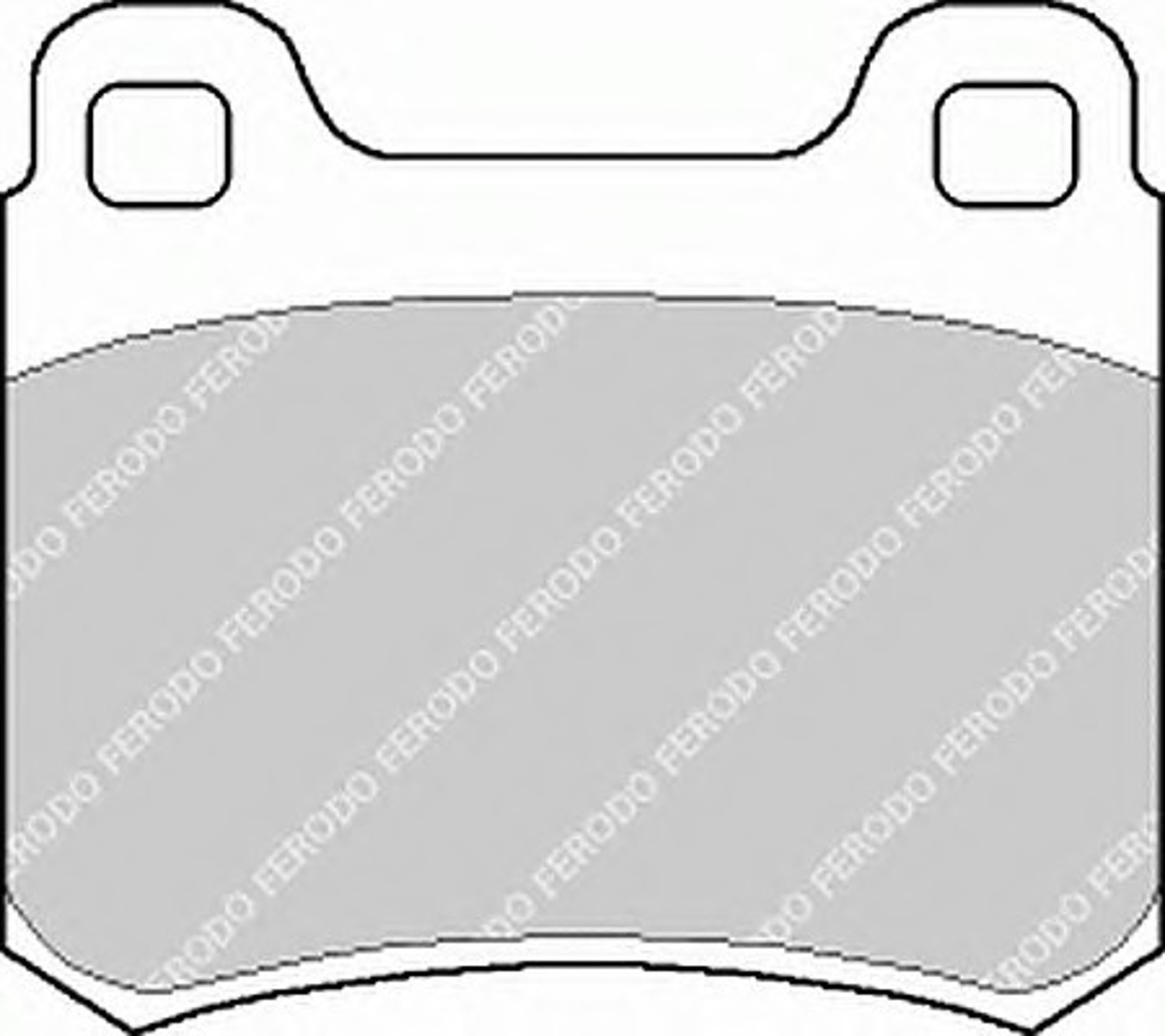 FSL328 FERODO Колодки тормозные дисковые