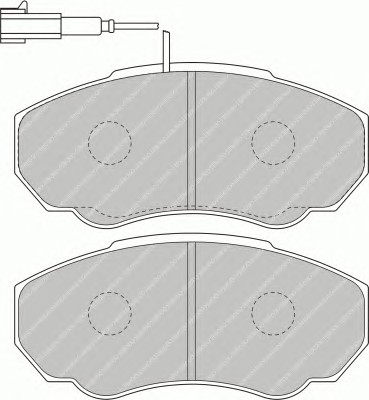 FVR1478 FERODO Тормозные колодки