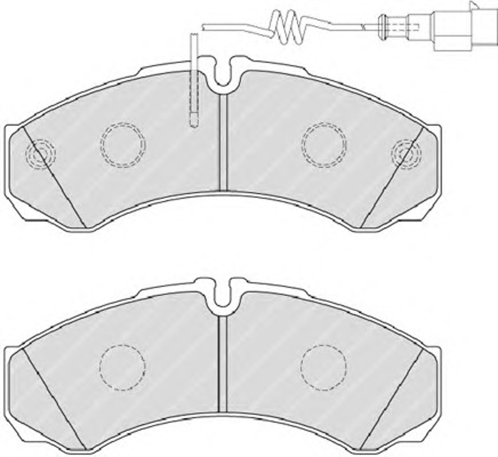 FVR4156 FERODO Колодки тормозные дисковые