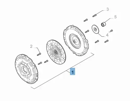 Комплект сцепления dct